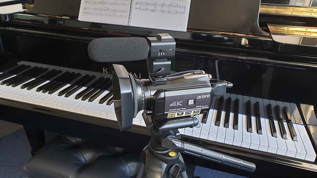 Piano Studio Video Camera